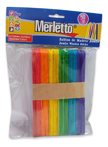 Paletas Jumbo De Colores Paquete De 50 Unidades Pack De 6 