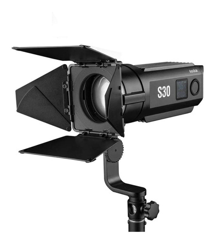 Reflector de luz led Godox S30 color  blanca fría con estructura Negro 110V/220V