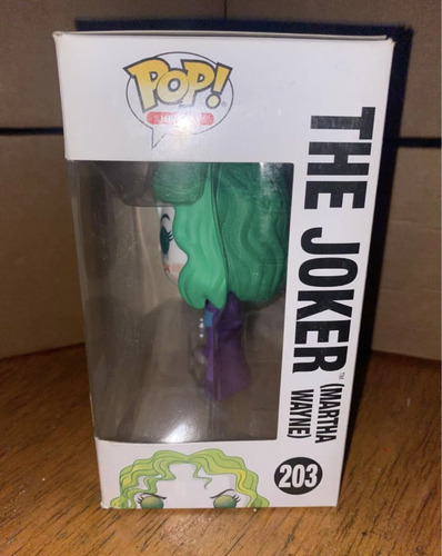 Funko Pop Dc The Joker Martha Wayne 203 (Usado)