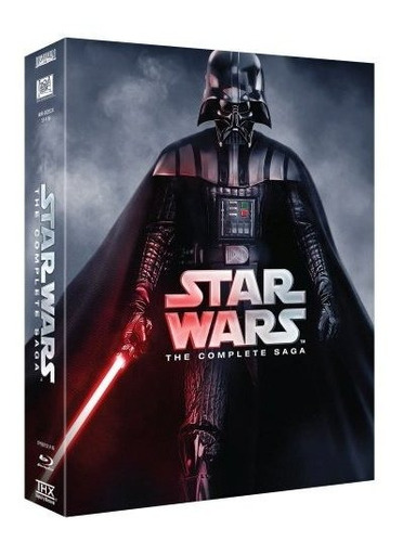 Set De 9 Dvd Star Wars, Saga Completa Blu- Ray, Reg.a/b/c