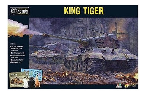 Bolt Action King Tiger Tank 1:56 Wwii   Wargaming