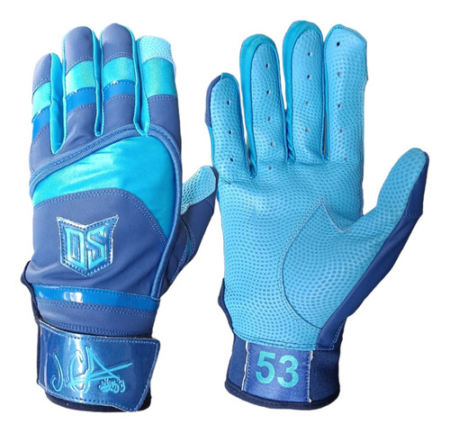 Guantes De Bateo Demon Slugger Jessy Castillo 53 Azul Grande