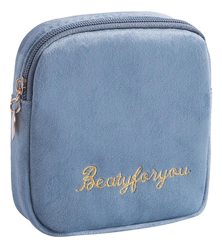 Bolsa De Almacenamiento De Toallas Sanitarias Con Bolsa Azul