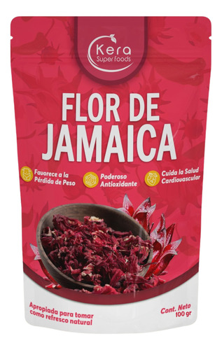 Flor De Jamaica 100gr - Kera Superfoods