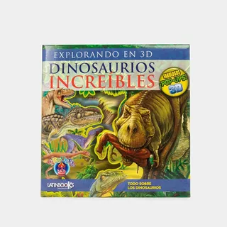 Libro Explorando En 3d: Dinosaurios Increíbles