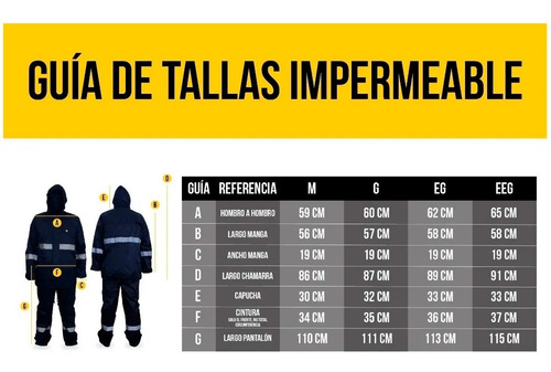 Imagen 3 de 4 de Impermeable Motociclista Mr Con Reflejante Y Capucha Azul