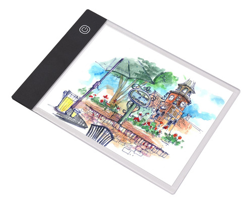 Tablero De Dibujo Led A5, Ultrafino 3mm, Usb, Regulable, Par