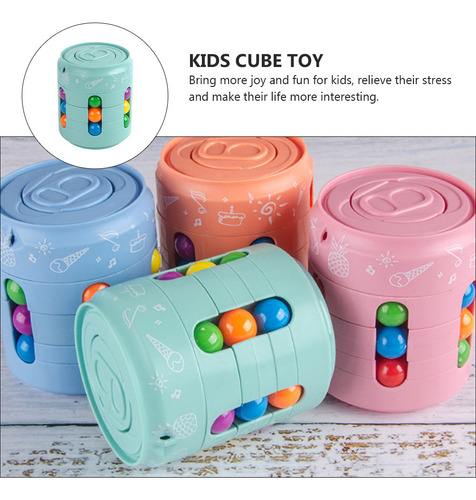 Juguete Educativo Con Forma De Cubo De Frijoles Para Niños C