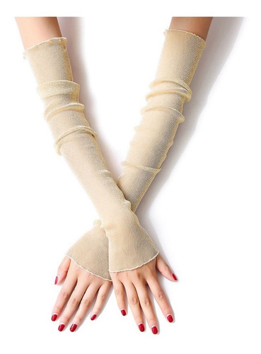 Guantes De Protección Solar De Manga Larga De Verano Encaje