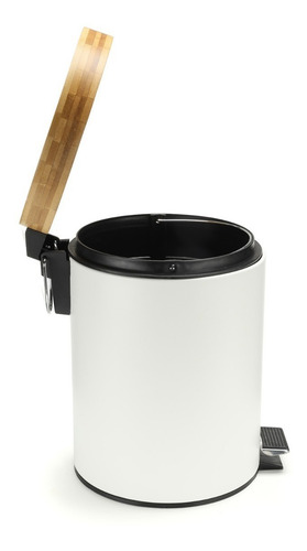 Imagen 6 de 10 de Tacho De Basura Cesto Residuos 5 Litros Pedal Cocina Baño