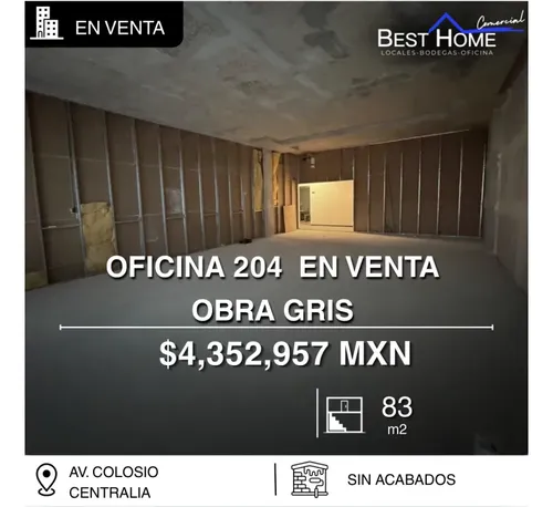 Oficina 204 En Venta De 83 M2 En Centralia, Cancún - foto 1