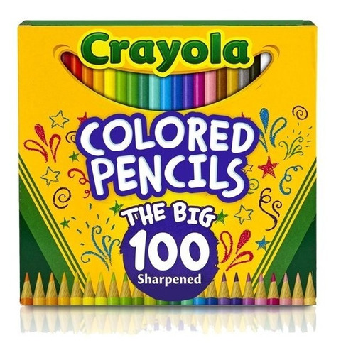 Creyones Marca Crayola. Caja De 100 Unidades
