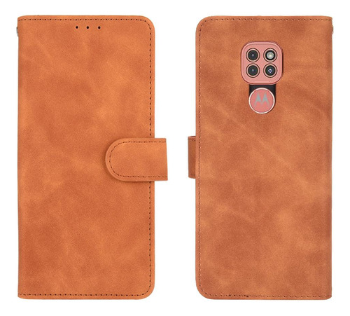 Funda Protectora De Piel Para Motorola Moto G9 Play/g9