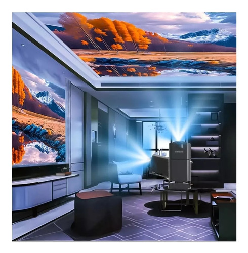Projetor Magcubic Hy320 Wi-fi Android 11 1080p Smart Grafite Cor Cinza-escuro 127/220v