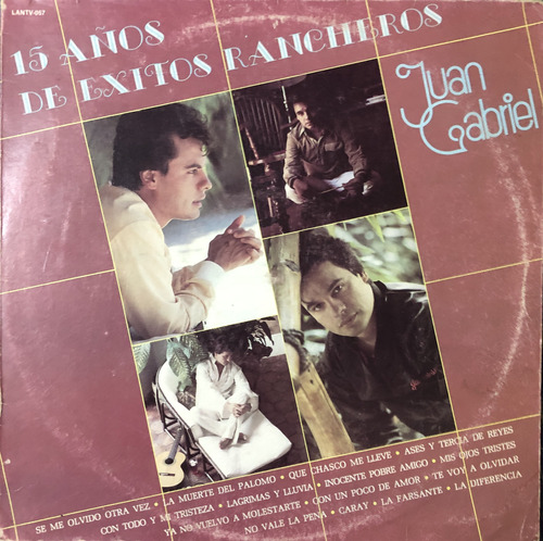 Juan Gabriel Lp. 15 Años De Éxitos Rancheros (Usado)