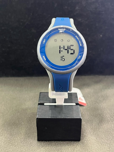 Reloj Reebok Hombre, Azul Silicona, Correa En Caucho Azul Marino Gris Oscuro Gris Oscuro (Reacondicionado)