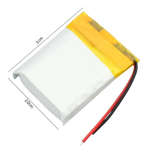 Bateria Li Po 3.7v 200mah 402030