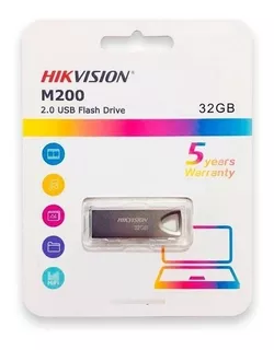 Pendrive Metalico Hikvision M200 32gb Usb 2.0 Memoria Flash