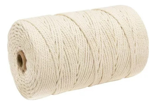 Cordón Macramé Torcido 3mm 300 Metros 100% Algodón
