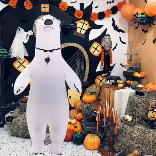 4 Fantasia Inflável De Urso , Fantasia De Halloween,