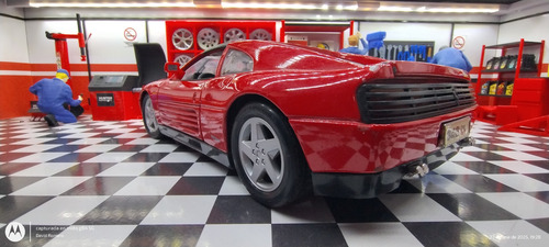 Ferrari 348 Ts Burago Escala 1 18, Rojo (Usado)