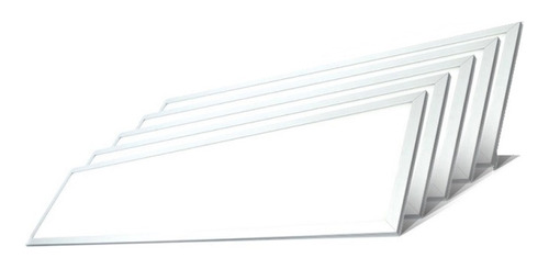 Panel Led Foco Plafón Embutido Americano 40w 120x30 220v X5