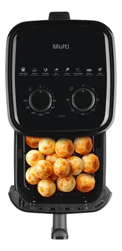 Fritadeira Elétrica Air Fryer 3l 1200w Multi - Go251
