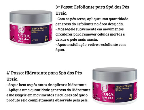 Kit Cora Spa Dos Pés E Calosidade Com Botinha E Espátula 222
