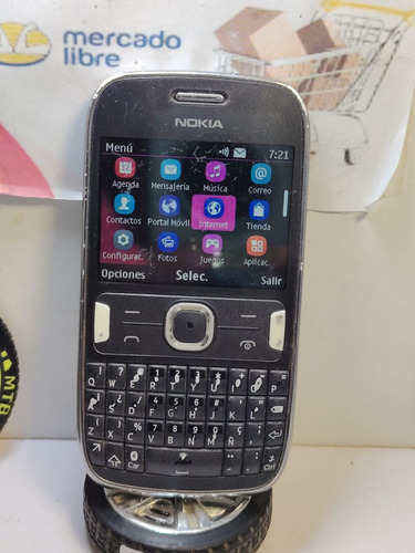 Nokia Asha 302 256 Mb Dark Gray 128 Mb Ram Gris Oscuro (Usado)