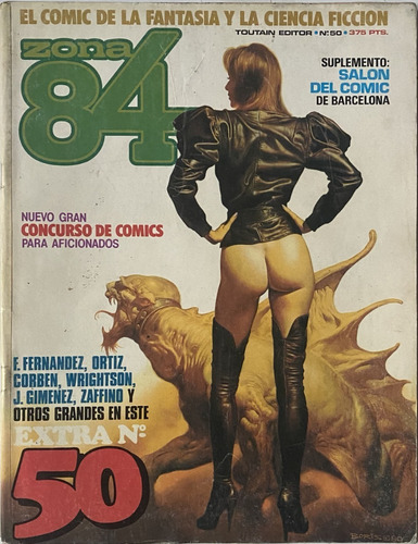 Revista Zona 84 Comic Fantasía Ciencia Ficción Nº 50  Cr01