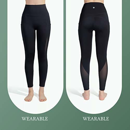 Yoga Malla Bolsillo Leggings Cintura Para Dama Control