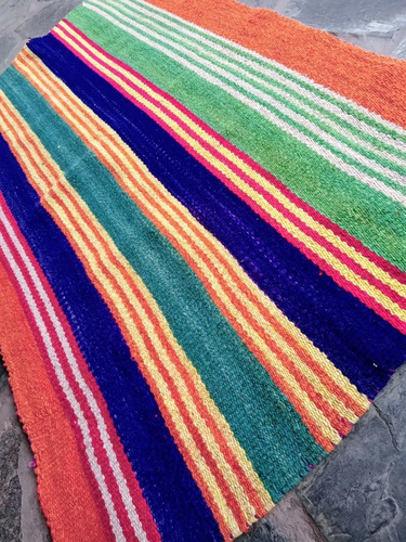 Imagen 3 de 5 de Alfombras Para Pasillos Rectangulares Tejidas Telar Aguayo
