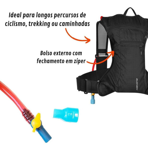 Mochila Ciclismo Hidratação Bolsa 2 Litros Termica High One