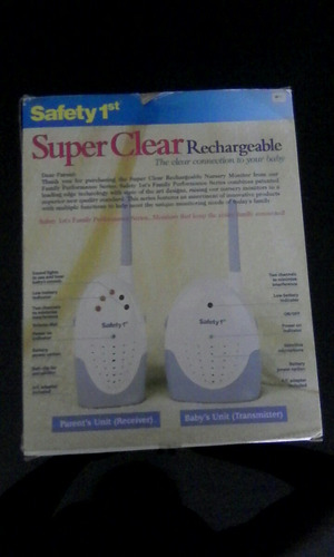 Monitores Para Bebe Safety 1st Super Clear Usados