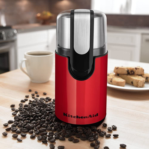 Molinillo De Café Kitchenaid Bcg111er Blade, Color Rojo Impe