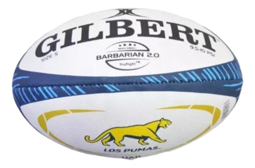 Pelota De Rugby Gilbert Match Barbarian Uar Azul
