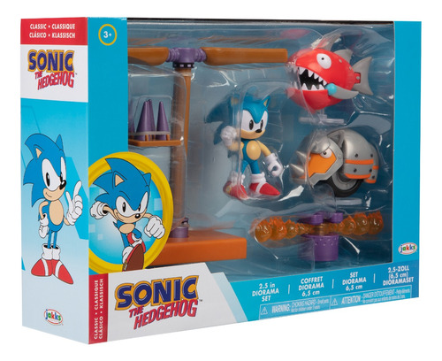 Sonic Playset Diorama Figura Con Accesorios The Hedgehog Ed