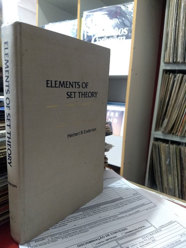Livro Elements Of Set Theory Herbert B. Enderton (Usado)