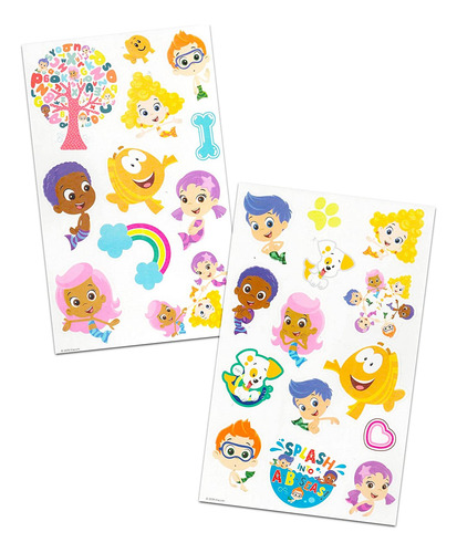 Nick Shop Nickelodeon Bubble Guppies Pegpies Y Tatuajes Part