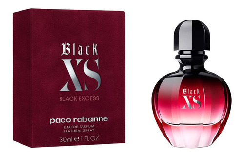 Perfume Importado Paco Rabanne Black Xs For Her Edp 30 Ml