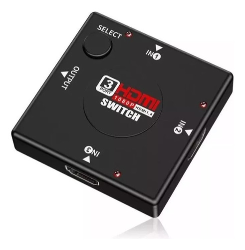 Switch Hub Hdmi 3x1 Full Hd 1080p Alta Definición