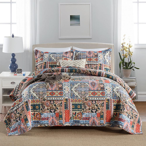 Juego De Colchas Y Edredones -gorgeous Bohemian Flower