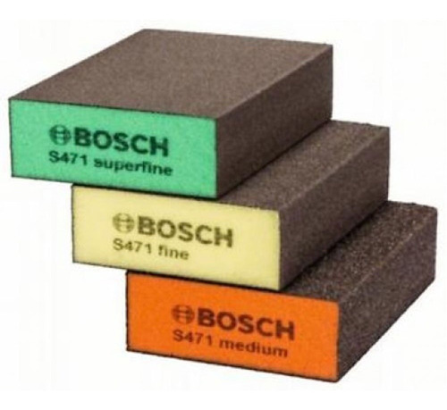 Taco Esponja Lija Bosch Abrasiva Madera Plastico Durlock X3