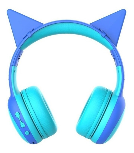 Auriculares Bluetooth Orejas De Gato Limitador Volumen Niños