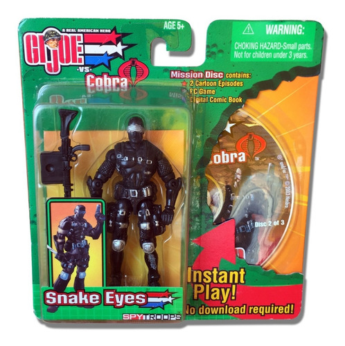 Snake Eyes Spytroops Gi Joe Vs Cobra Instant Cd-romm