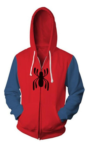 Sudadera Con Capucha Para Cosplay De Spider Man