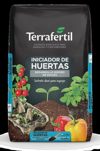 Sustrato P Germinacion Iniciador Huertas Terrafertil 10 Lts