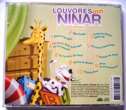 Louvores Para Ninar Volume 2 Cd
