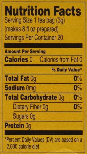 Trader Joe's Spiced Chai, 20 Bolsas 1 Caja