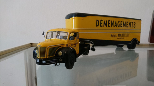 Camion 1/43 Altaya Ixo Berliet Tlr8 Semi Trailer Demenagemen